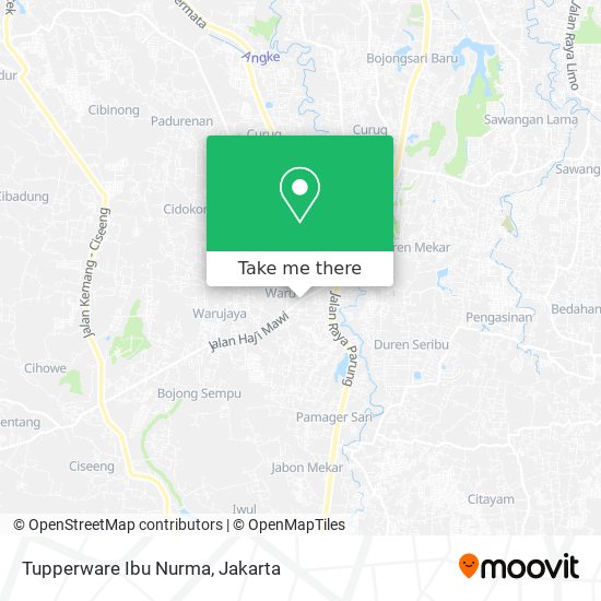 Tupperware Ibu Nurma map