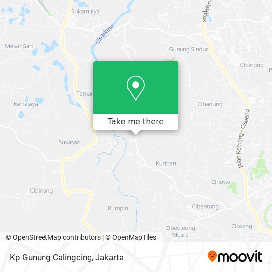 Kp Gunung Calingcing map