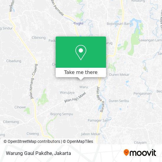 Warung Gaul Pakdhe map