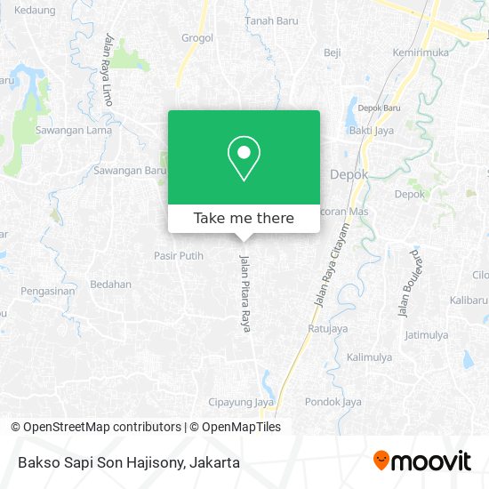 Bakso Sapi Son Hajisony map