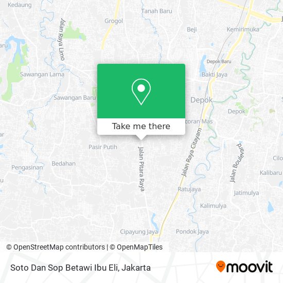Soto Dan Sop Betawi Ibu Eli map