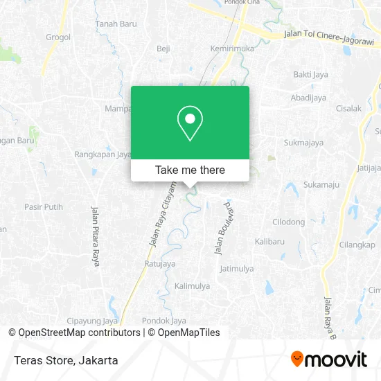Teras Store map