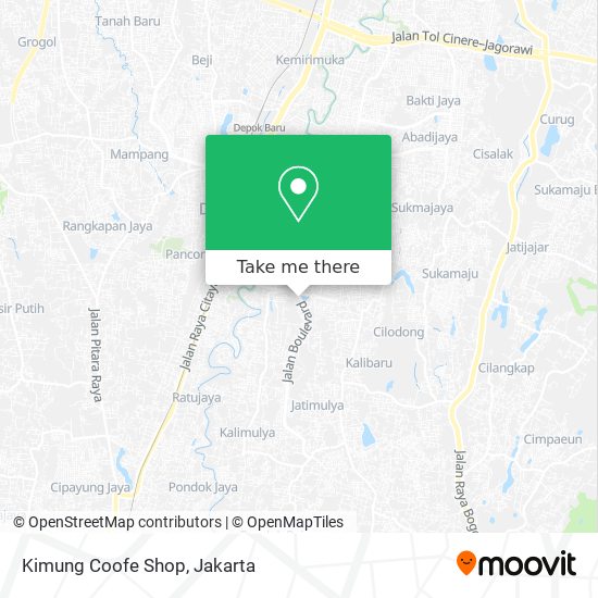 Kimung Coofe Shop map