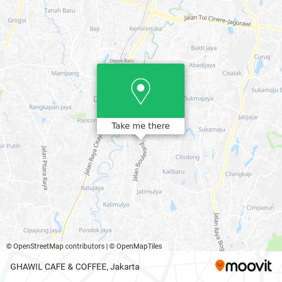 GHAWIL CAFE & COFFEE map