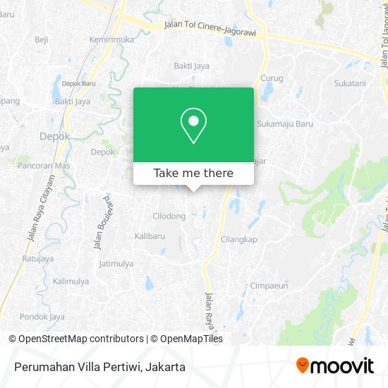 Perumahan Villa Pertiwi map