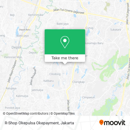 R-Shop Okepulsa Okepayment map