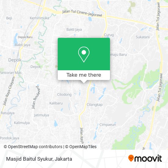 Masjid Baitul Syukur map
