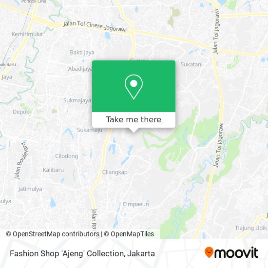 Fashion Shop 'Ajeng' Collection map