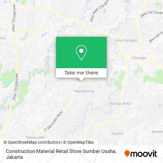 Construction Material Retail Store Sumber Usaha map