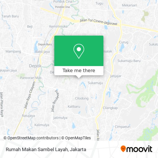 Rumah Makan Sambel Layah map