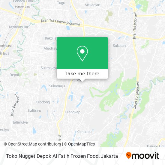 Toko Nugget Depok Al Fatih Frozen Food map