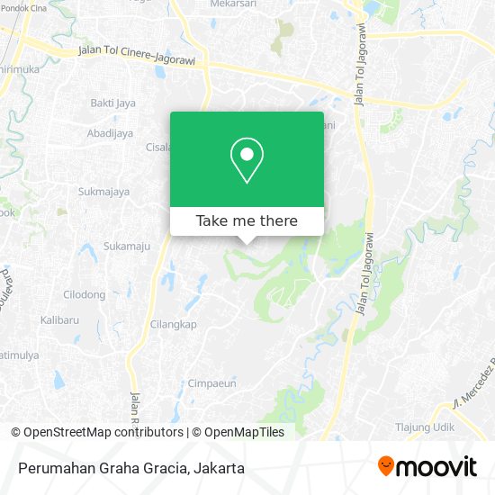 Perumahan Graha Gracia map