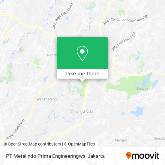PT Metalindo Prima Engineeringws map