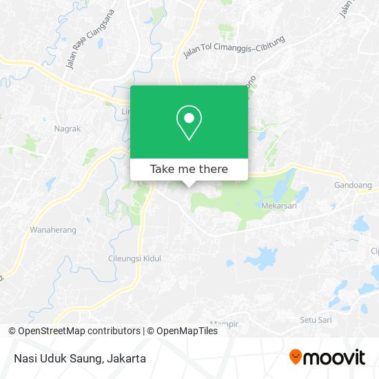 Nasi Uduk Saung map