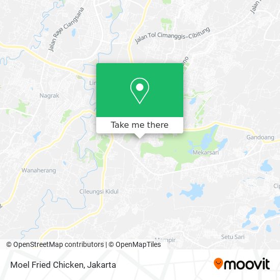 Moel Fried Chicken map