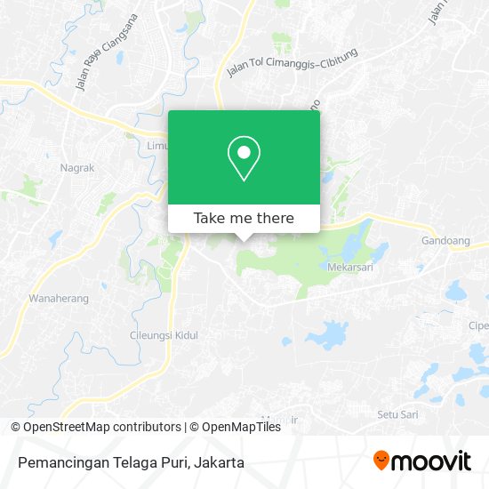 Pemancingan Telaga Puri map