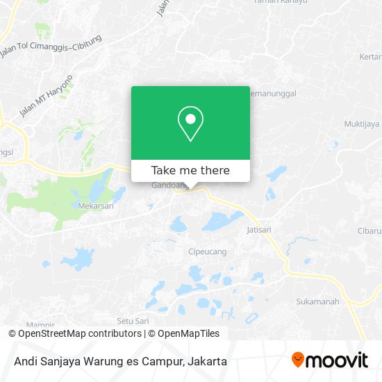 Andi Sanjaya Warung es Campur map