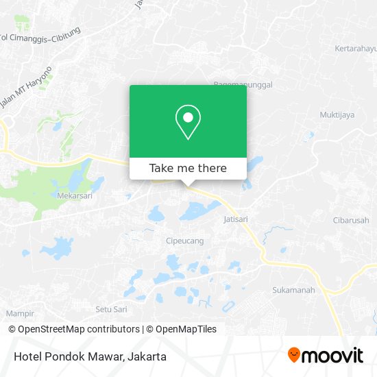 Hotel Pondok Mawar map