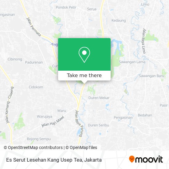 Es Serut Lesehan Kang Usep Tea map