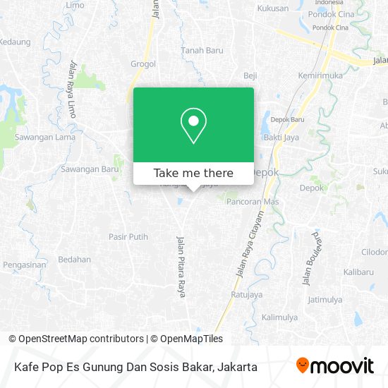 Kafe Pop Es Gunung Dan Sosis Bakar map