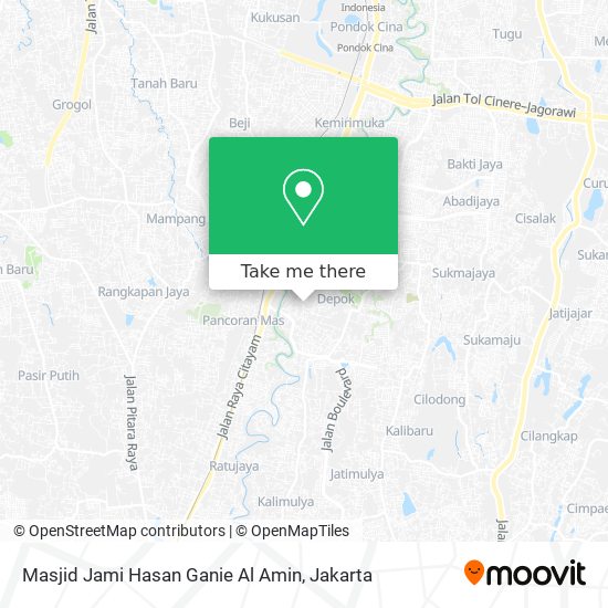 Masjid Jami Hasan Ganie Al Amin map