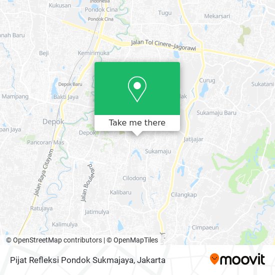 Pijat Refleksi Pondok Sukmajaya map