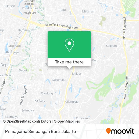 Primagama Simpangan Baru map