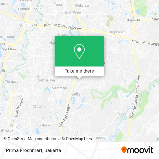 Prima Freshmart map
