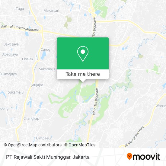 PT Rajawali Sakti Muninggar map
