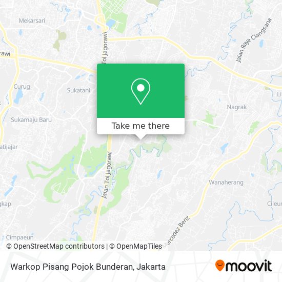 Warkop Pisang Pojok Bunderan map