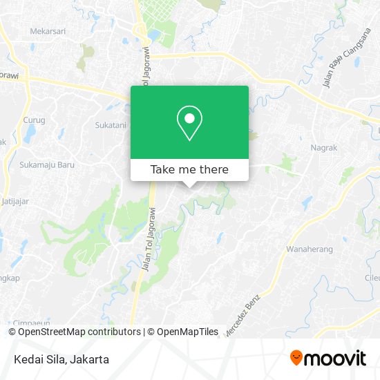 Kedai Sila map