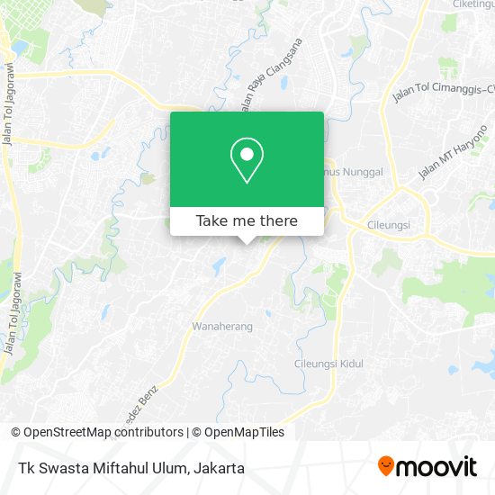 Tk Swasta Miftahul Ulum map