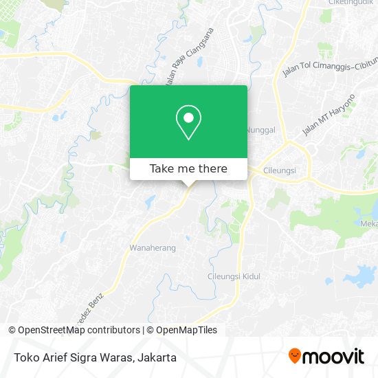 Toko Arief Sigra Waras map