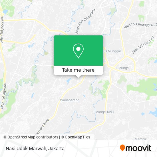 Nasi Uduk Marwah map