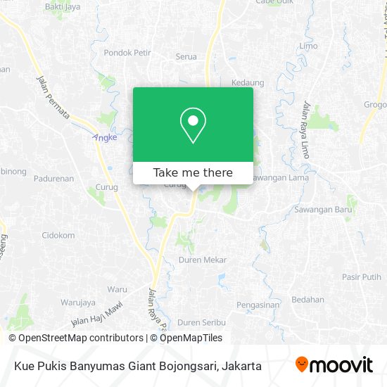 Kue Pukis Banyumas Giant Bojongsari map