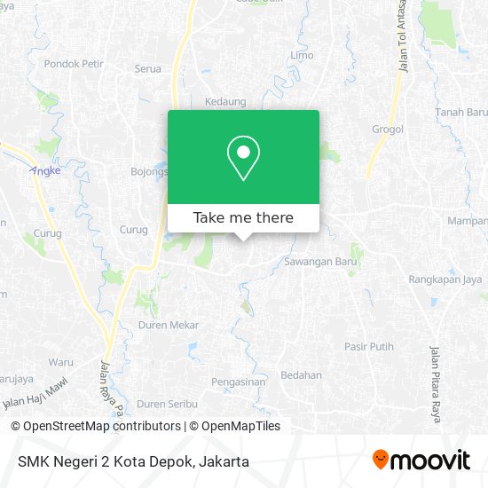 SMK Negeri 2 Kota Depok map