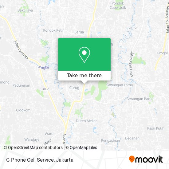 G Phone Cell Service map