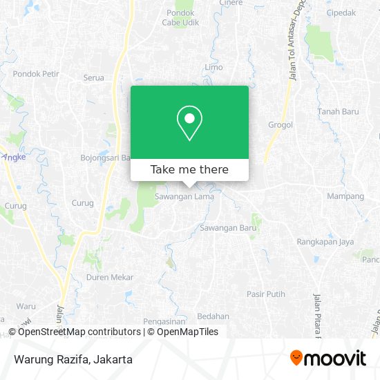 Warung Razifa map