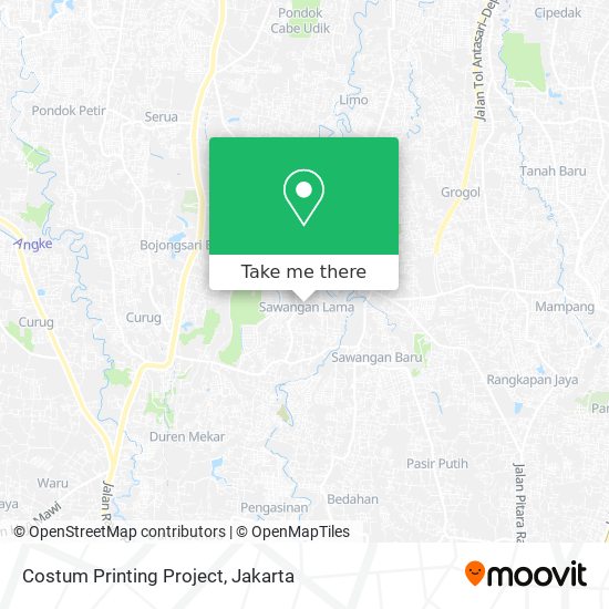 Costum Printing Project map