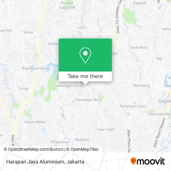 Harapan Jaya Aluminium map