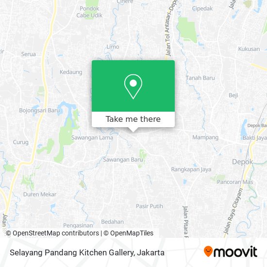Selayang Pandang Kitchen Gallery map