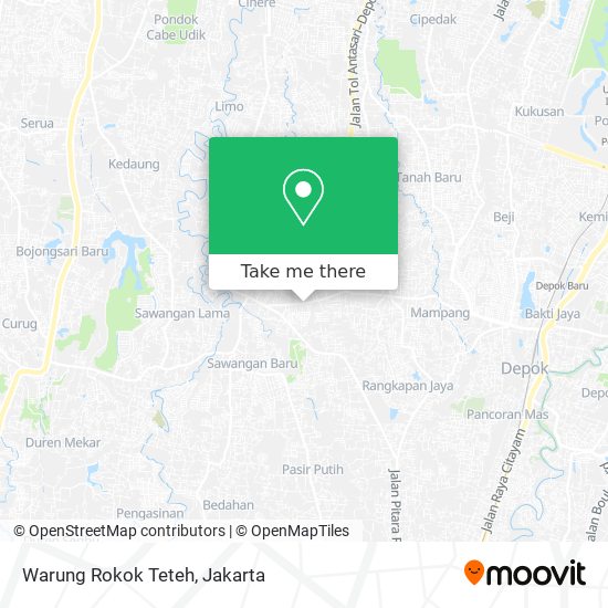 Warung Rokok Teteh map