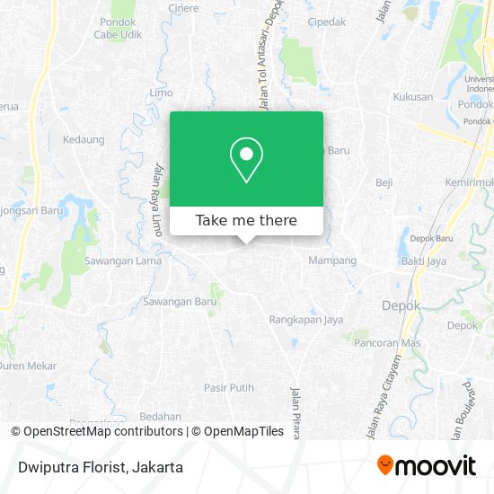 Dwiputra Florist map