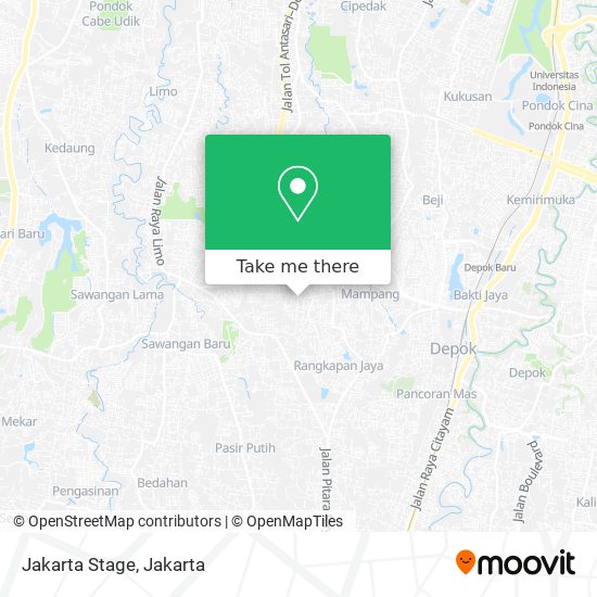 Jakarta Stage map