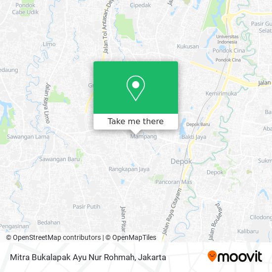 Mitra Bukalapak Ayu Nur Rohmah map