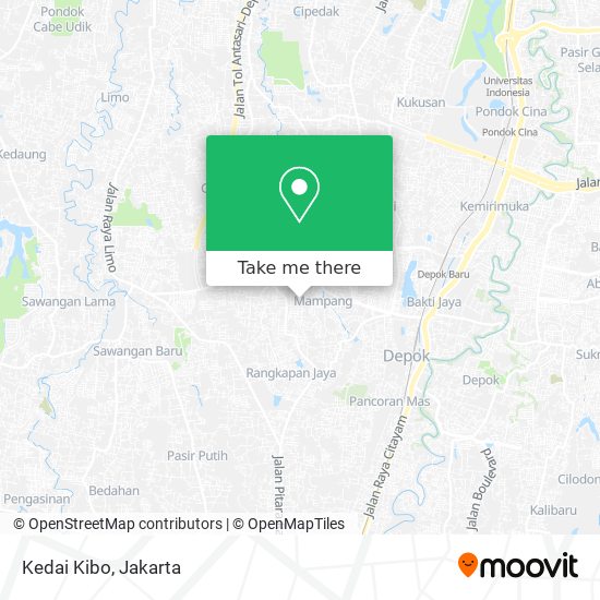 Kedai Kibo map