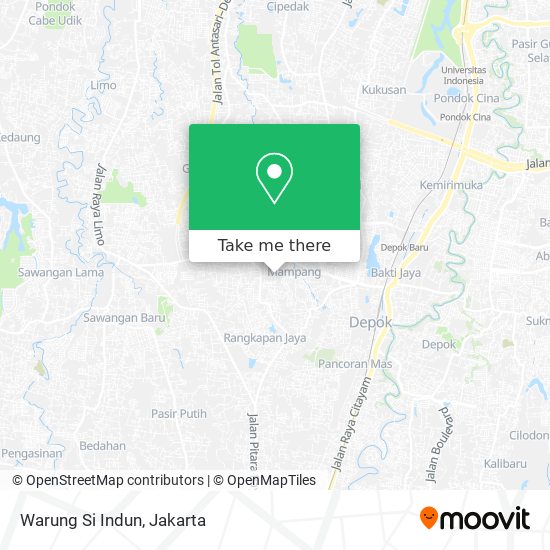 Warung Si Indun map