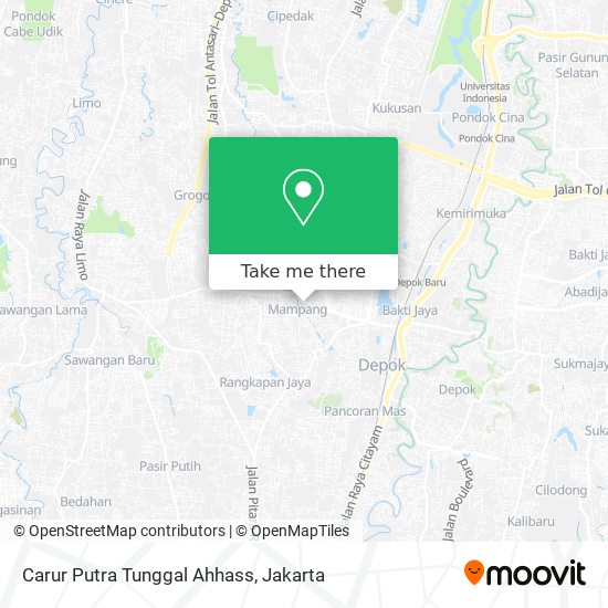 Carur Putra Tunggal Ahhass map