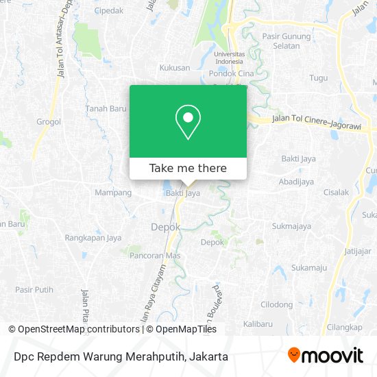 Dpc Repdem Warung Merahputih map