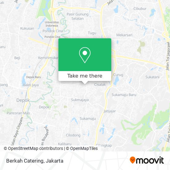 Berkah Catering map